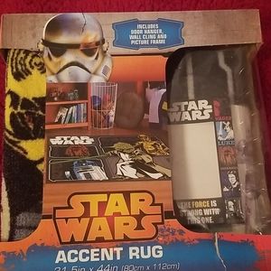 New in box star wars rug wall clings
